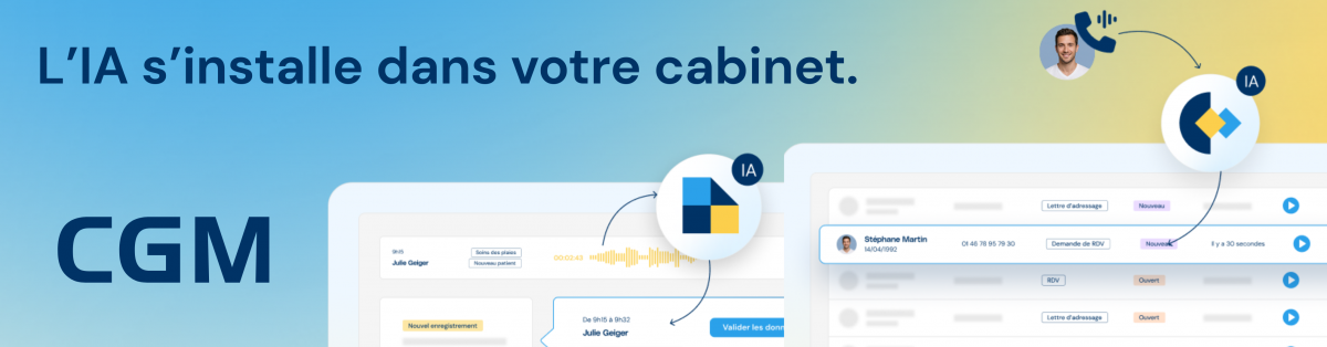 Lancement de deux assistants IA | CompuGroup Medical France | CGM