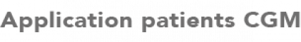 Application patients CGM