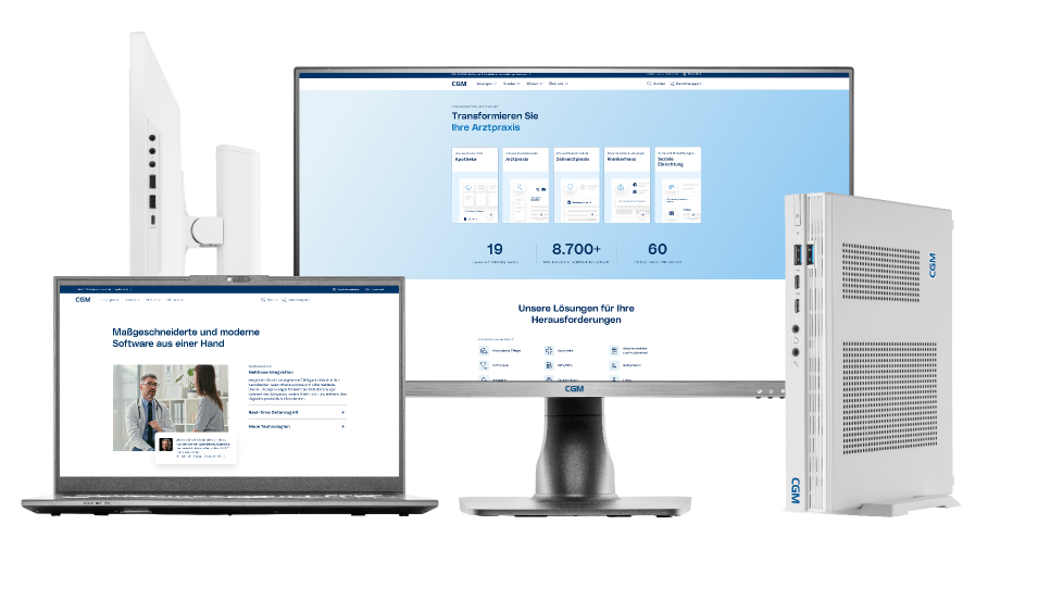 CGM Hardware – Arbeitsplatz-Ausstattung für Arztpraxen
